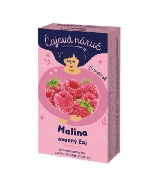 Čaj LEROS ovocný Čajová náruč malina 20 x 1 g 