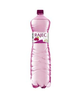 Pramenitá voda Rajec ochutená - malina jemne sýtená 6 x 1,5 ℓ 