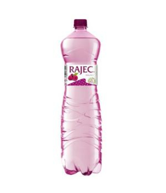 Pramenitá voda Rajec ochutená - malina jemne sýtená 6 x 1,5 ℓ 