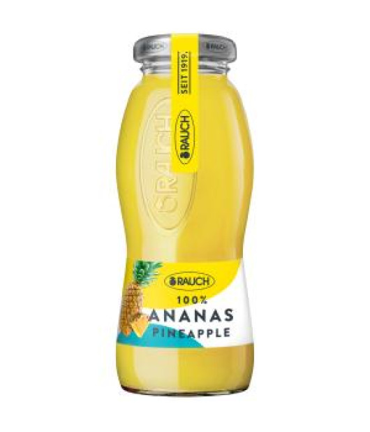 Džús RAUCH Ananás 100% 24 x 0,2 ℓ NEVRATNÉ SKLO 