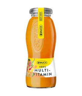 Džús RAUCH Multivitamín 100% 24 x 0,2 ℓ NEVRATNÉ SKLO 