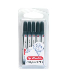 Bombičky do pera Herlitz my.pen 5 ks modré, na blistri 