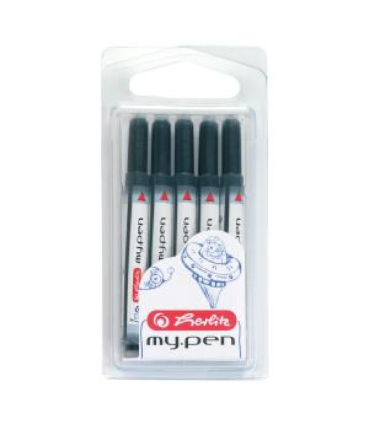Bombičky do pera Herlitz my.pen 5 ks modré, na blistri 