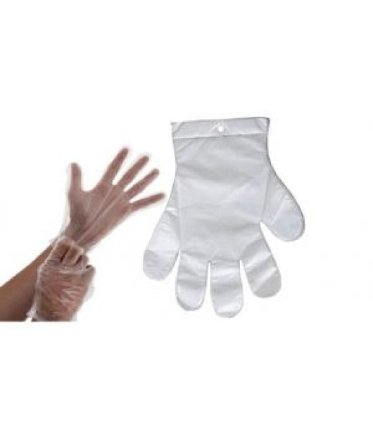 Rukavice jednorazové, mikroténové HDPE (100 ks) 
