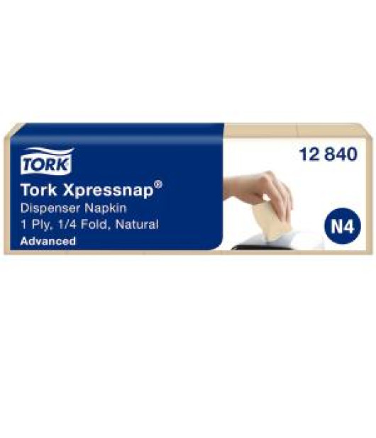 Papierové servítky do zásobníka TORK Xpressnap Natural N4, 1125 ks 