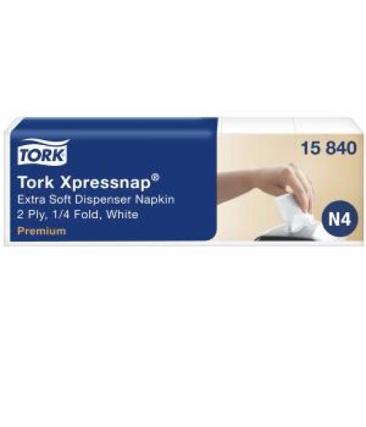 Papierové servítky extra jemné do zásobníka TORK Xpressnap, biele N4, 500ks 