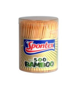 Špáradlá bambusové Spontex 500 kusov 