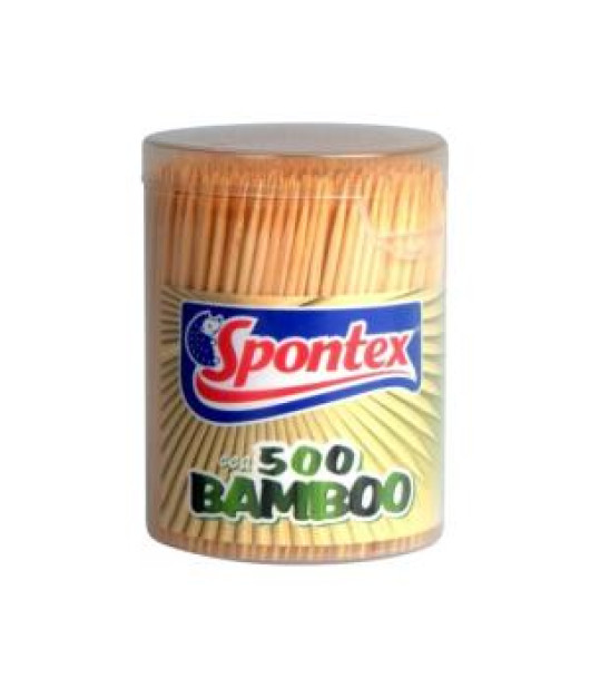 Špáradlá bambusové Spontex 500 kusov 