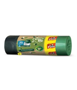 Vrecia zaťahovacie FINO Green Life Easy 35 ℓ, 22 mic., 53 x 60 cm (15 ks) 