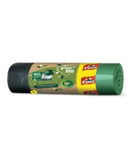 Vrecia zaťahovacie FINO Green Life Easy 60 ℓ, 27 mic., 63 x 72 cm (10 ks) 