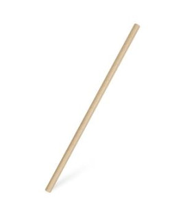 Slamka papierová JUMBO natural 25 cm, Ø 8 mm (100 ks) 