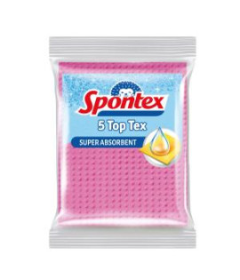 Utierka hubková Spontex 5 Top Tex 5 kusov 