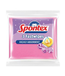 Utierka z viskózy Spontex Fast Wipes 3 kusy 