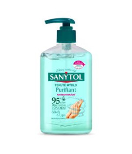 Sanytol tekuté mydlo antibakteriálne Purifiant, 250 ml 