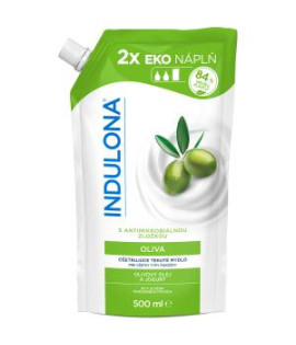 Tekuté mydlo INDULONA náhradná náplň 500 ml Oliva 