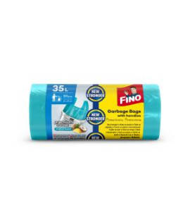 Vrecia zaväzovacie s ušami FINO Premium aromatic 35 ℓ, 10 mic., 49 x 60 cm, zelené (20 ks) 