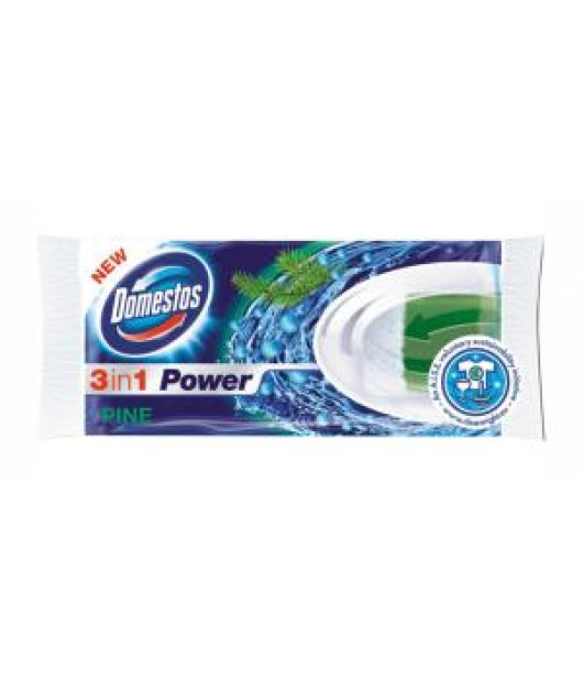 Domestos 3 in1 WC blok NÁHRADNÝ tuhý Pine 35 g 