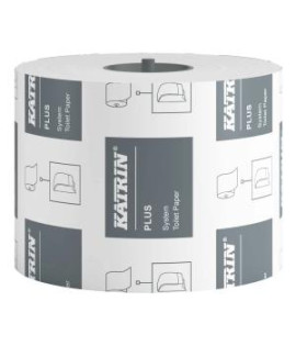 Toaletný papier 2-vrstvový KATRIN Plus System biely, 36 ks 