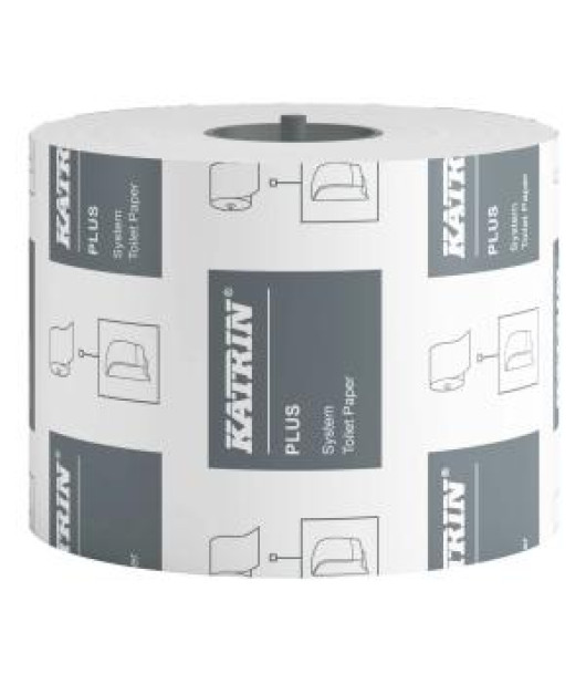 Toaletný papier 2-vrstvový KATRIN Plus System biely, 36 ks 