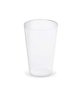 Poháre plastové kryštál 400 ml priehľadné (50 ks) 