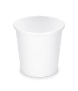Papierové poháre biele Ø62 mm 110 ml ’XS’ (50 ks) 