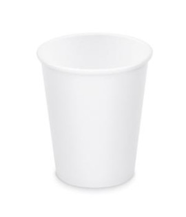 Papierové poháre biele Ø80 mm 280 ml ’M’ (50 ks) 