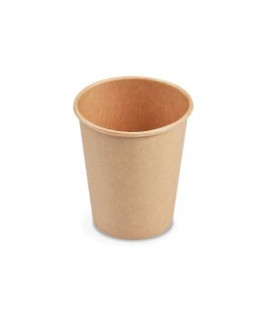 Papierové poháre kraft Ø80mm 280 ml M 0,2L (50 ks) 