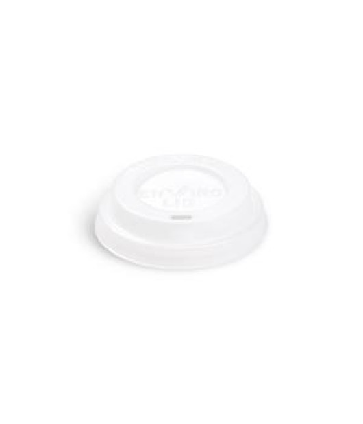Viečko vypuklé biele pre poháriky (PLA) BIO priemer 80 mm (100 ks) 