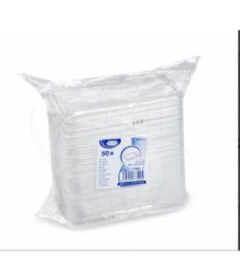 Viečko (PP) priehľadné pre vaničku 186 x 133 mm (50 ks) 