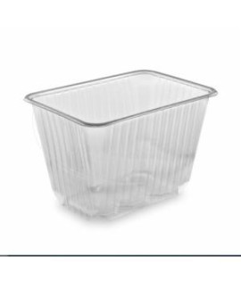 Vanička (PP) hranatá priehľadná 186 x 133 mm 2000ml (50 ks) 