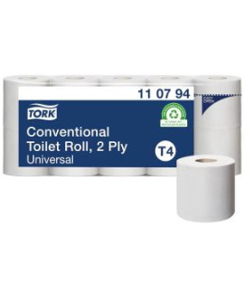 Toaletný papier 2-vrstvový TORK Universal T4, 10 ks 