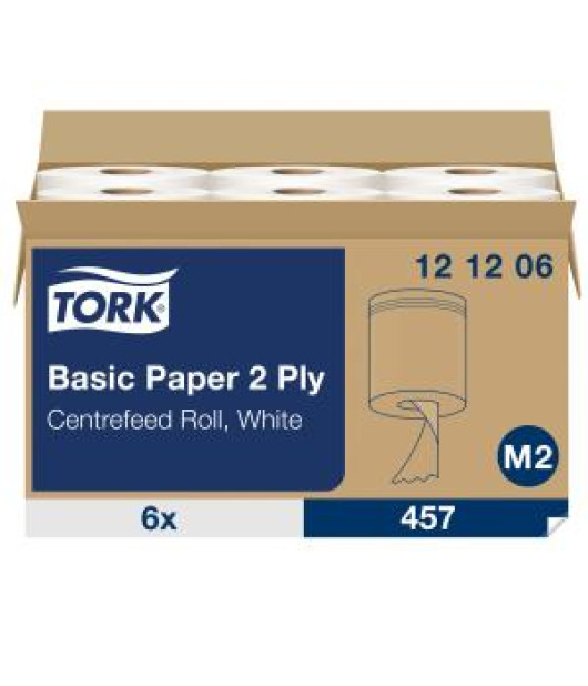 Papierové utierky v rolke so stred. odvíjaním 2-vrstv. TORK Universal M2 (6ks) 