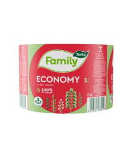 Toaletný papier 2-vrstvový TENTO Economy, návin 60 m 