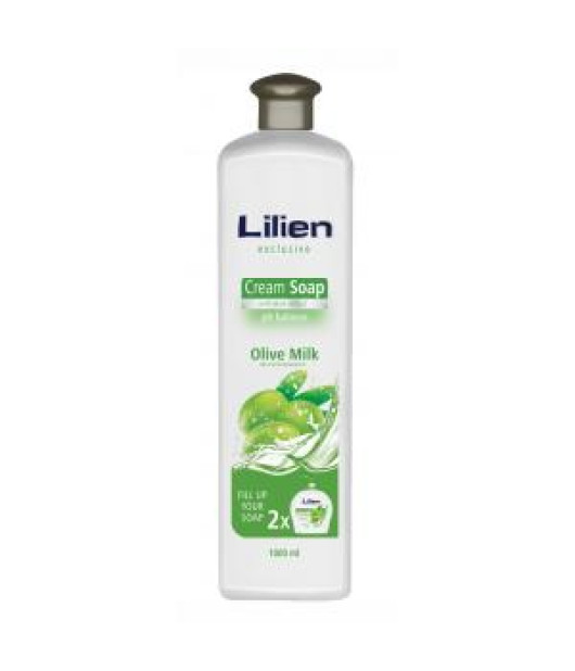 Tekuté mydlo krémove Lilien 1l Oliva milk 