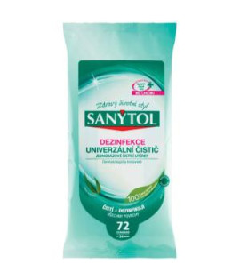 Sanytol dezinfekčné utierky 72ks 