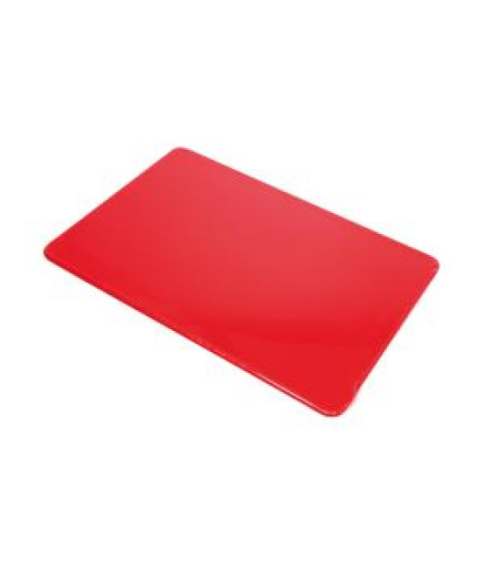 Doska na krájanie 45x30x1,2 cm plast červená 