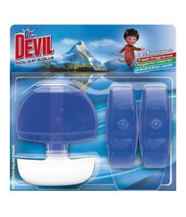 Dr. Devil závesný WC gél 3 x 55 ml - Polar Aqua 