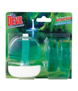 Dr. Devil závesný WC gél 3 x 55 ml - Natur Fresh 
