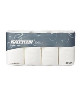 Toaletný papier 3-vrstvový KATRIN Plus Toilet 150, návin 17,25 m (8 ks) 