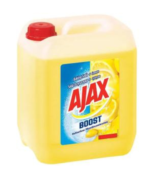 Ajax na podlahy Boost Baking 5 l Soda & Lemon (žltý) 