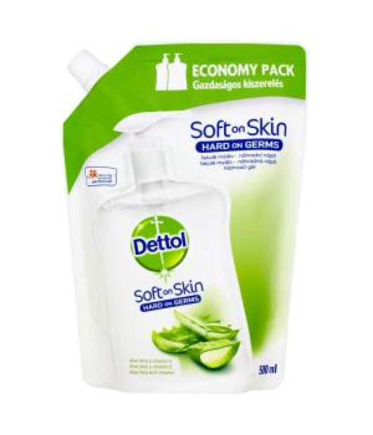 Dettol tekuté mydlo (NÁHRADNÁ NÁPLŇ) 500 ml - Aloe vera 