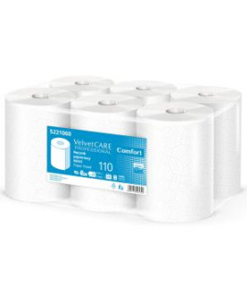 Papierové utierky v rolke 2 -vrstvové VELVET CARE Maxi 100% celulóza 110m (6ks) 