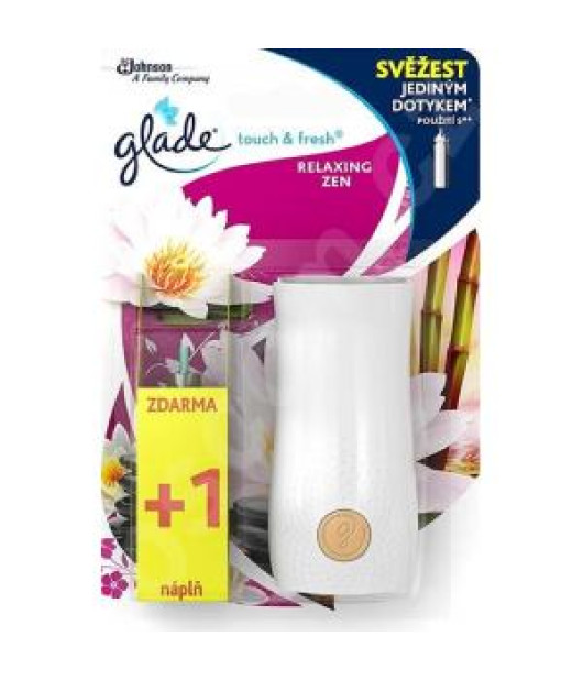 Glade Touch&Fresh osviežovač + 2 x 10 ml náplň Relaxing Zen 