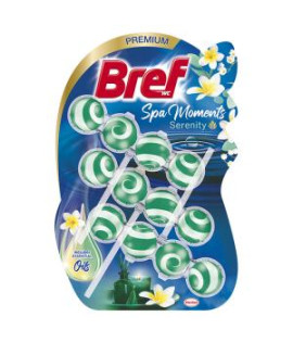 Bref WC závesný blok tuhý Wellness Serenity 3x50g 
