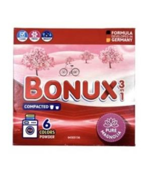 Bonux prací prášok Color Magnolia, 6 PD 