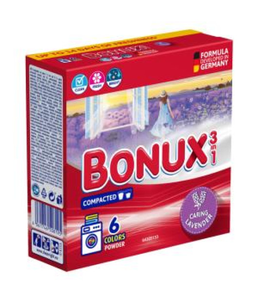 Bonux prací prášok Color Lavender, 6 PD 