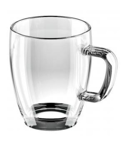 Hrnčeky sklenené CREMA 400ml 6ks 
