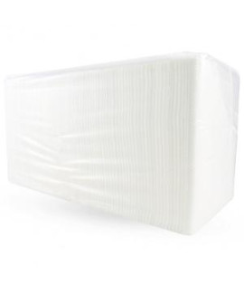 Papierové servítky 1-vrstvové 33x33cm biele 500ks 