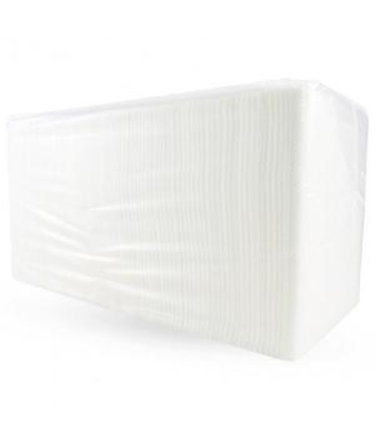 Papierové servítky 1-vrstvové 33x33cm biele 500ks 