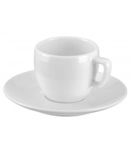 Šálky s podšálkami CREMA na espresso 75ml 6ks 